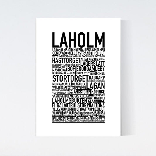 Laholm Text Poster