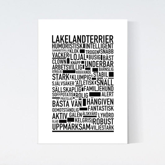 Lakelandterrier Text Poster