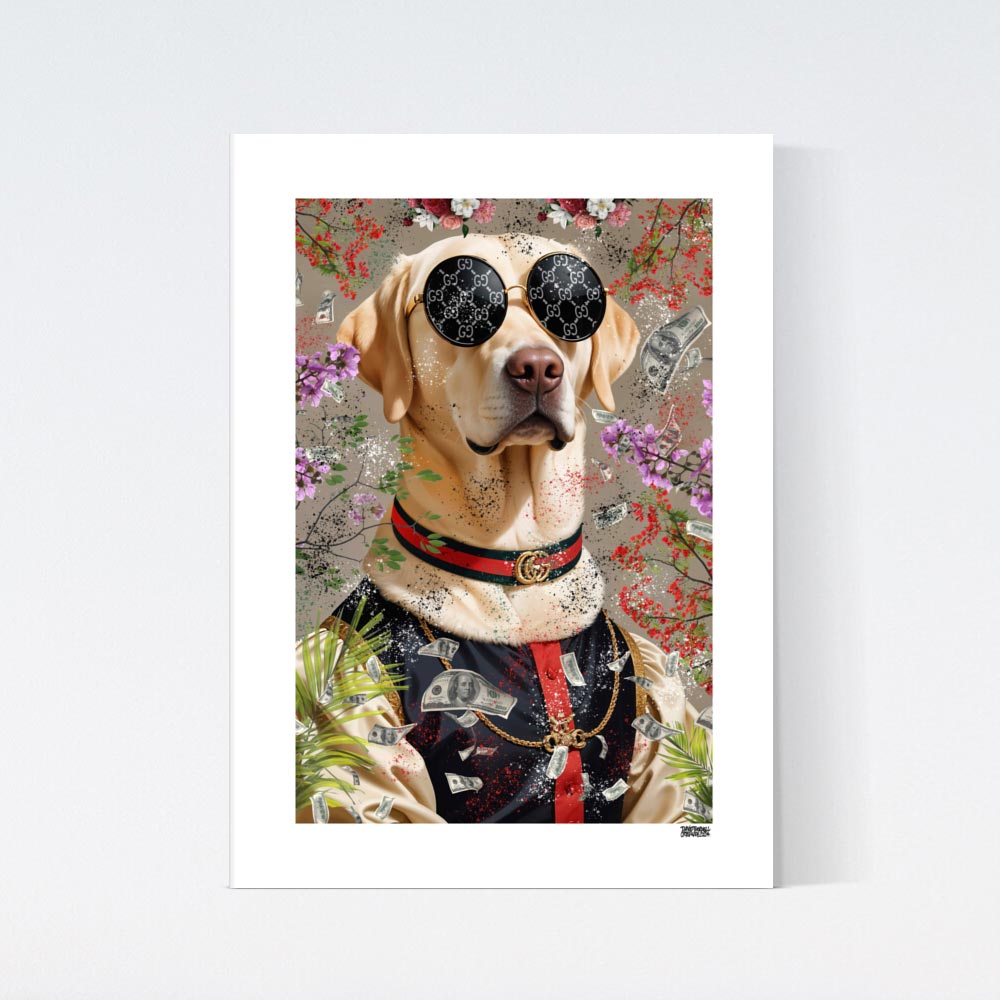 Royal Golden Retriever Poster