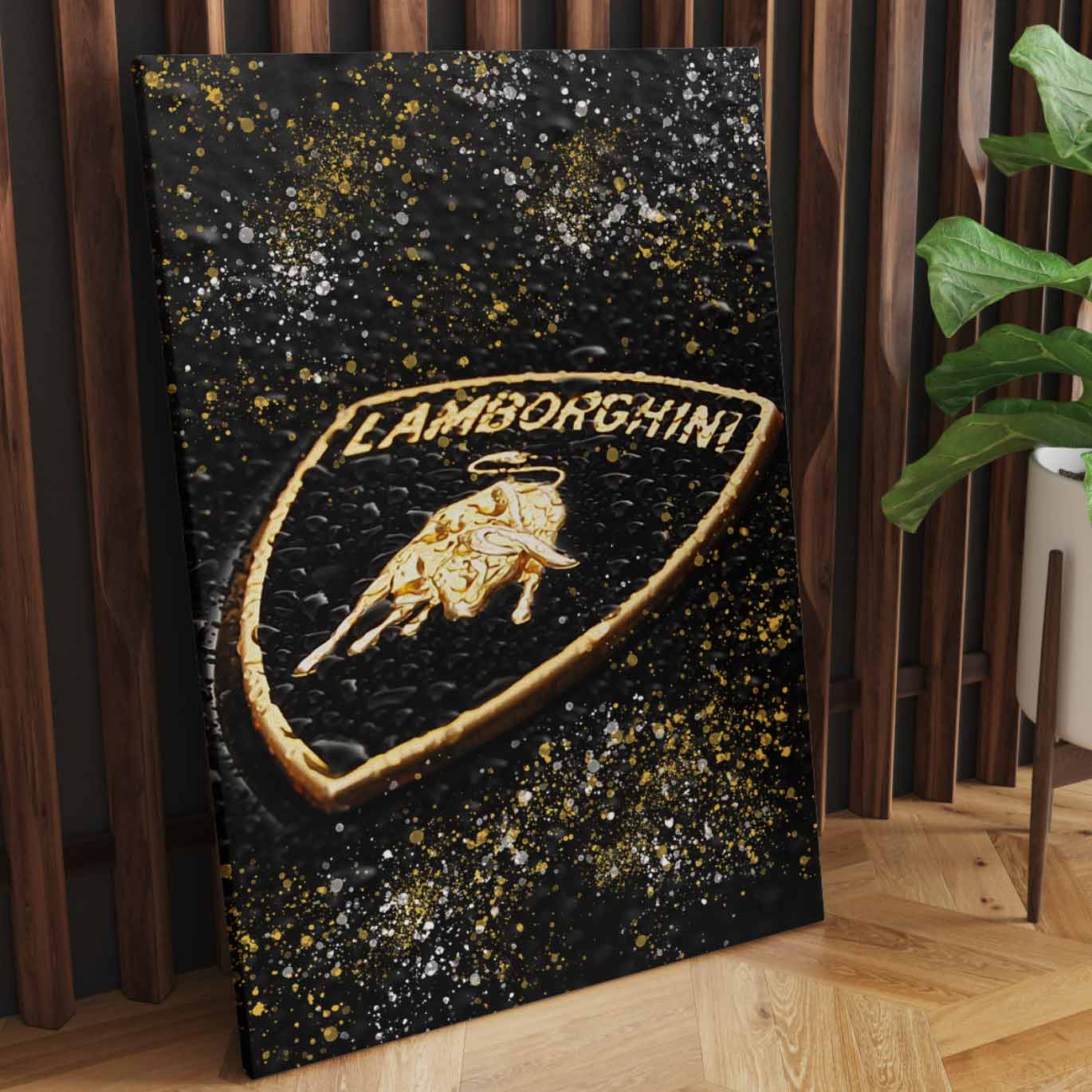 Lamborghini Emblem Canvas