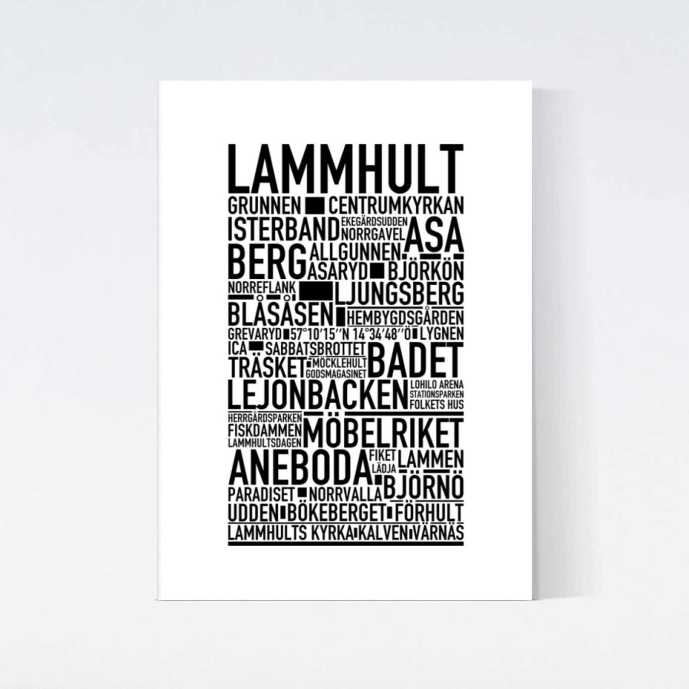 Lammhult Text Poster