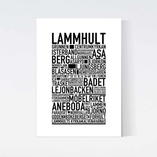 Lammhult Text Poster
