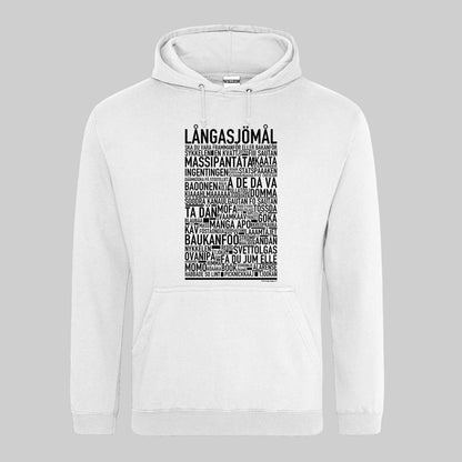 Långasjömål Dialekt Text Hoodie