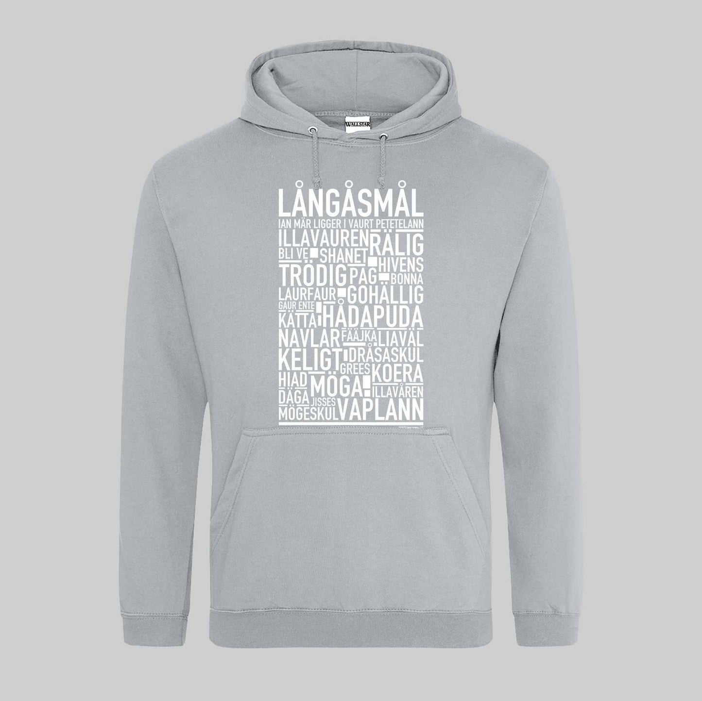 Långåsmål Dialekt Text Hoodie