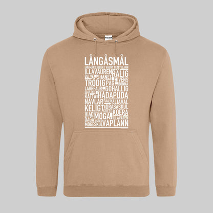 Långåsmål Dialekt Text Hoodie