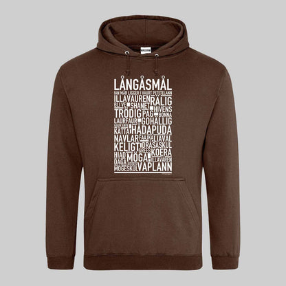 Långåsmål Dialekt Text Hoodie