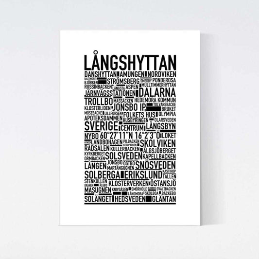 Långshyttan Text Poster