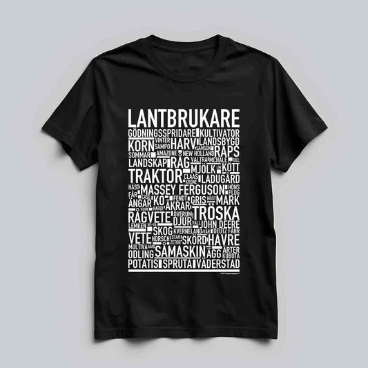 Lantbrukare Text T-shirt