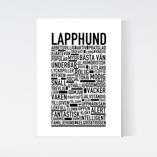 Lapphund Text Poster