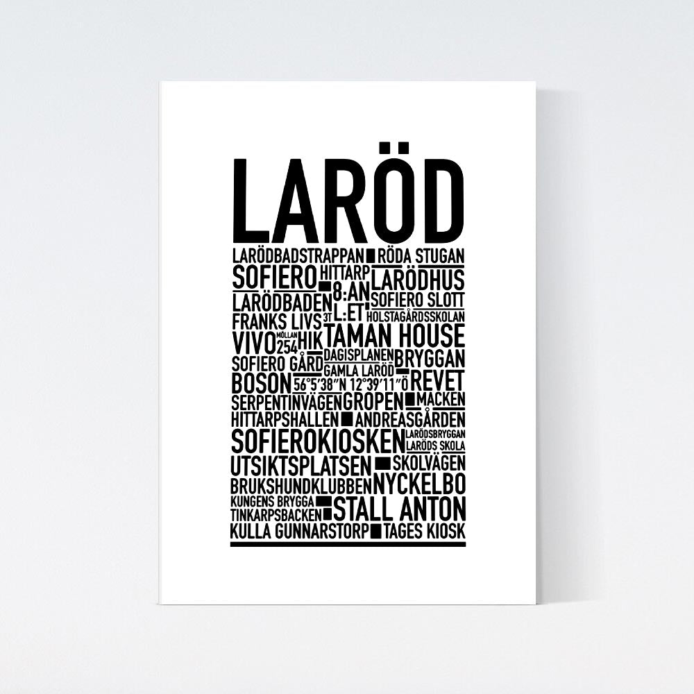 Laröd Text Poster