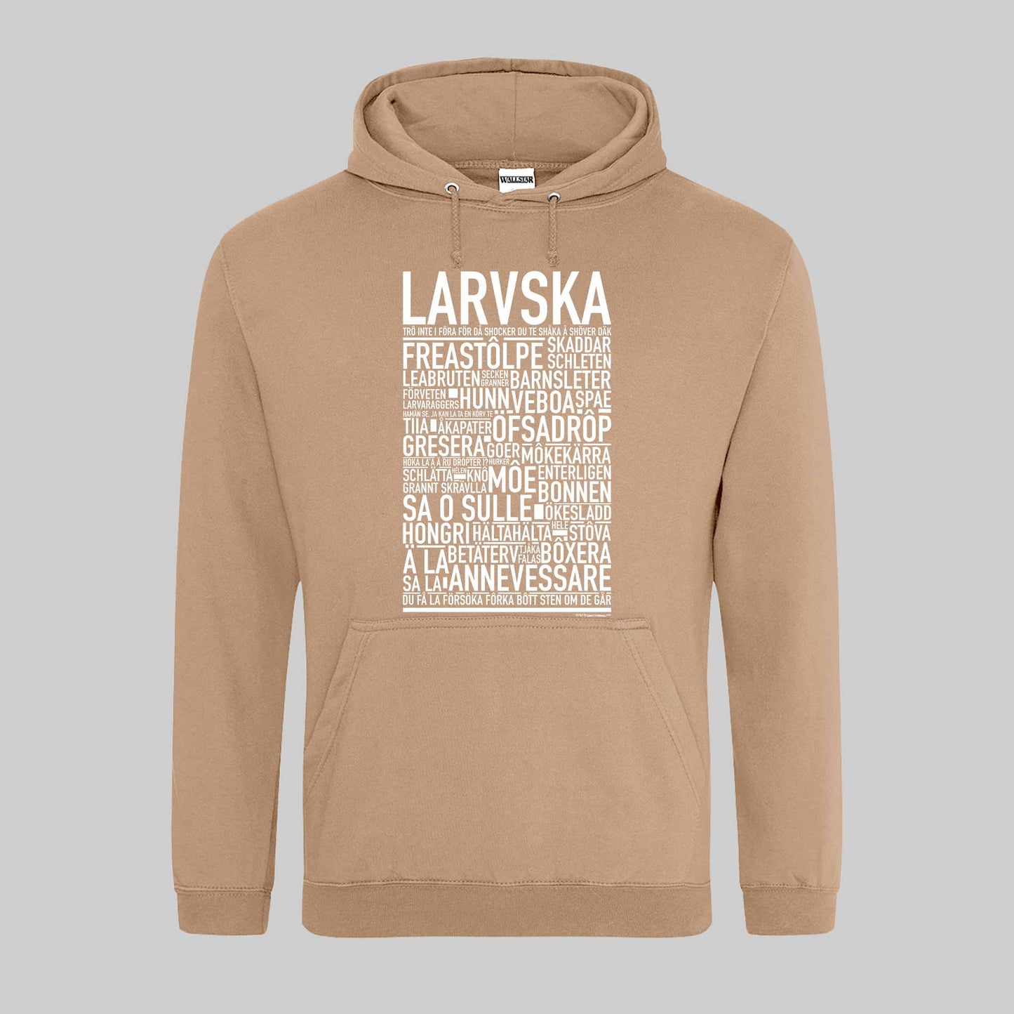 Larvska Dialekt Text Hoodie