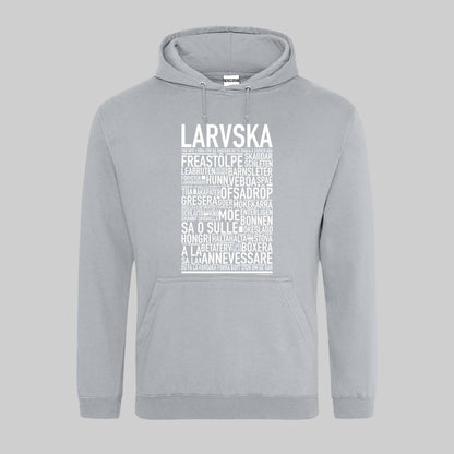 Larvska Dialekt Text Hoodie