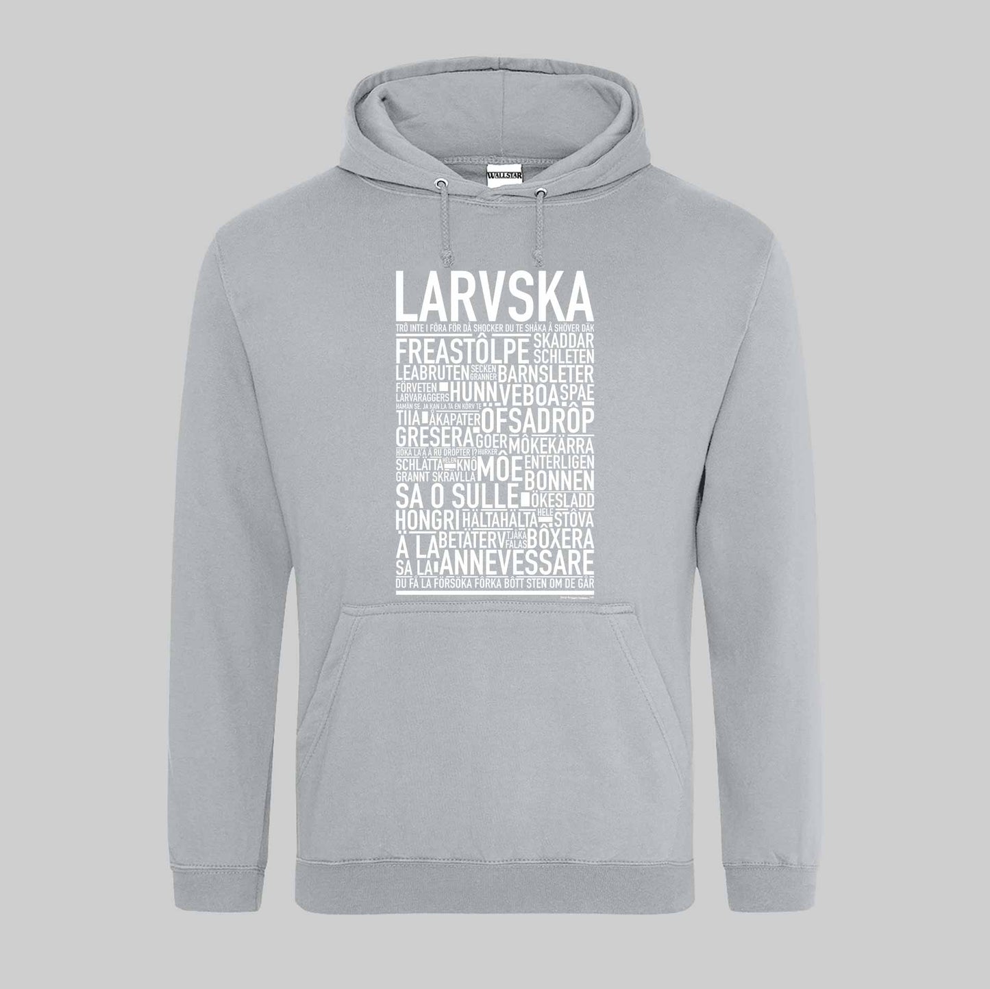 Larvska Dialekt Text Hoodie