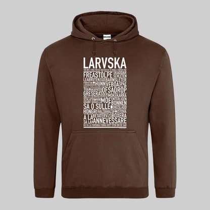 Larvska Dialekt Text Hoodie