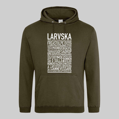 Larvska Dialekt Text Hoodie