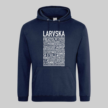 Larvska Dialekt Text Hoodie