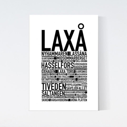 Laxå Text Poster