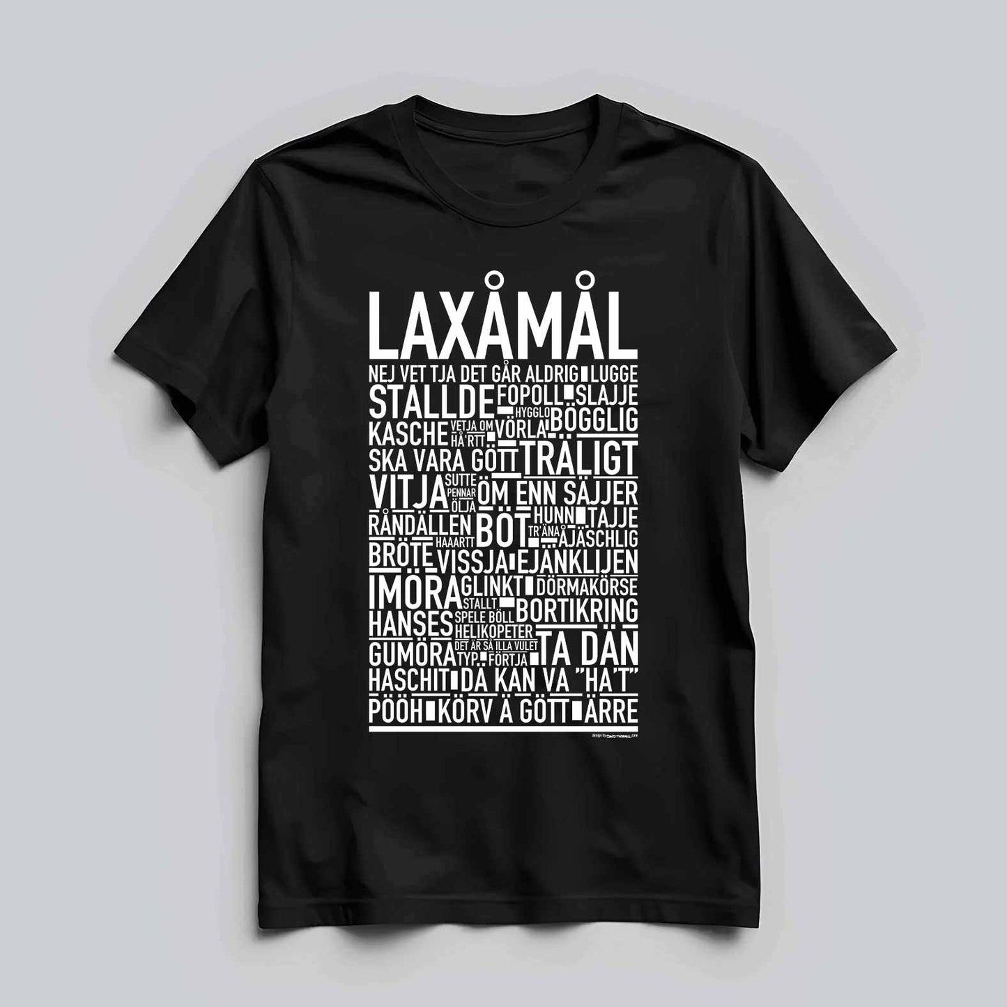 Laxåmål Dialekt Text T-shirt