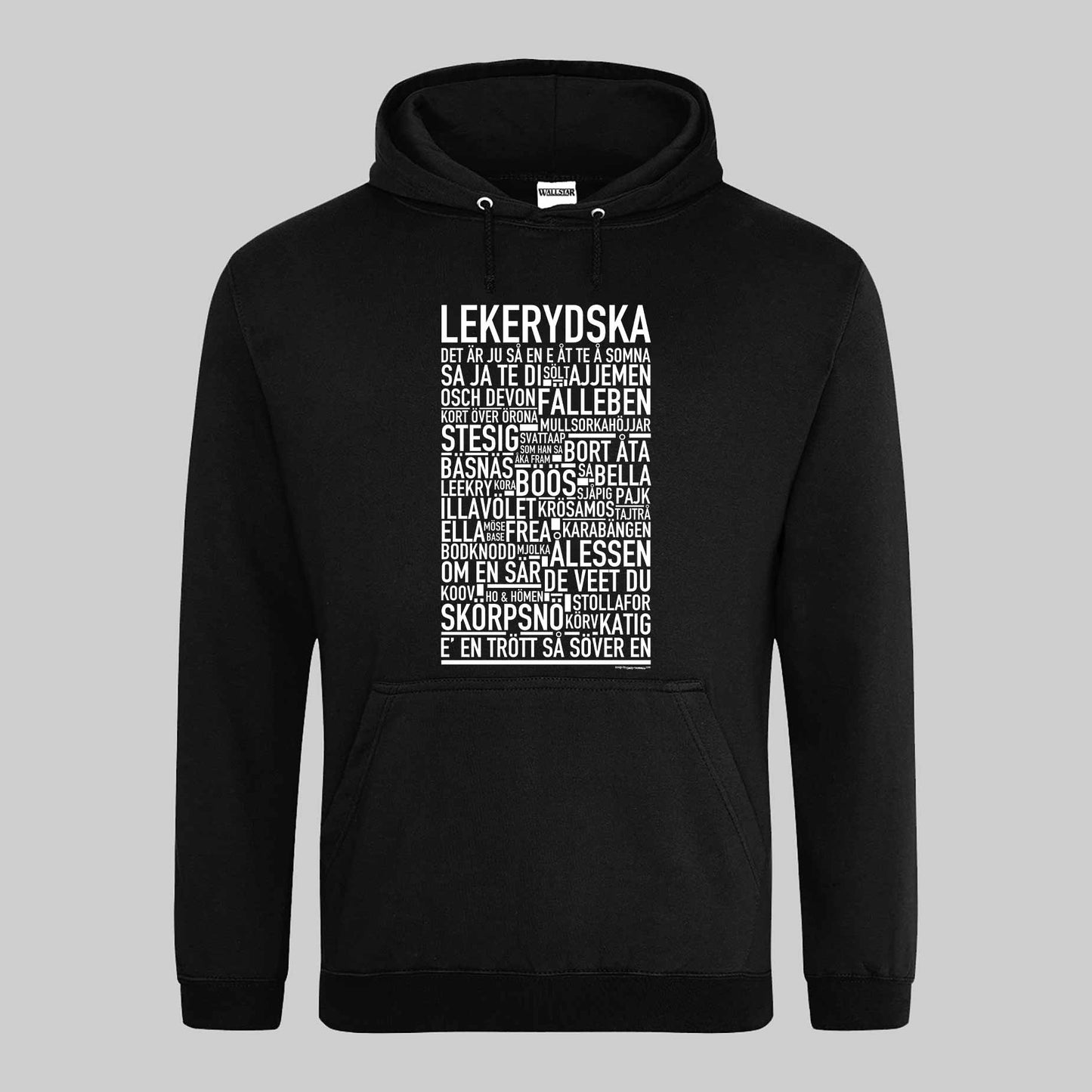 Lekerydska Dialekt Text Hoodie