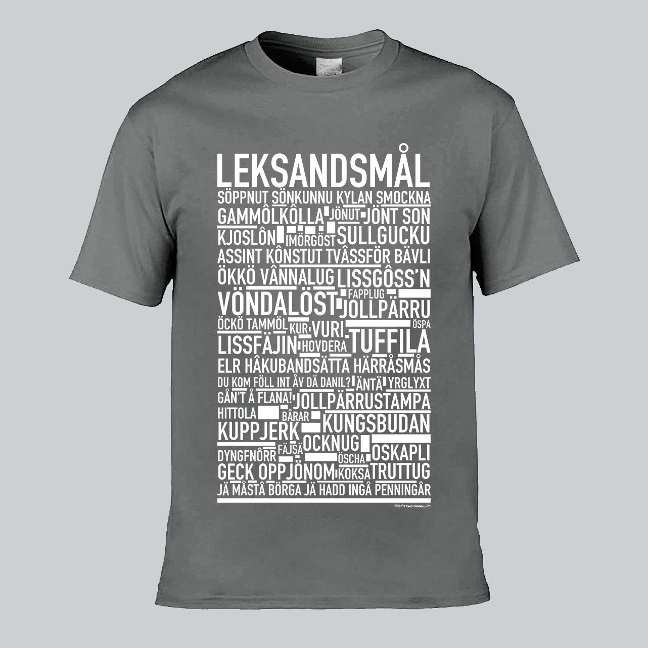Leksandsmål Dialekt Text T-shirt
