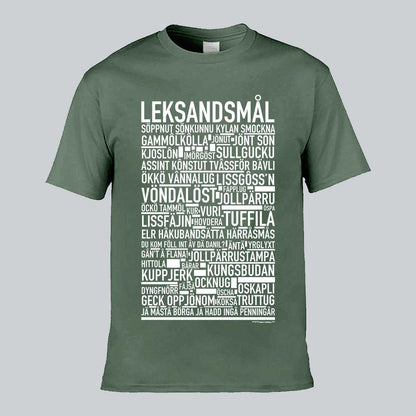Leksandsmål Dialekt Text T-shirt