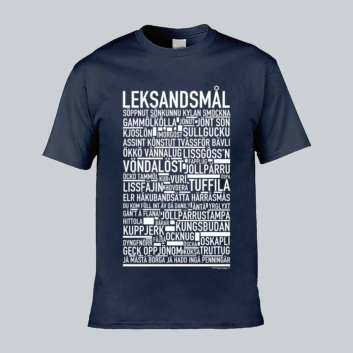 Leksandsmål Dialekt Text T-shirt