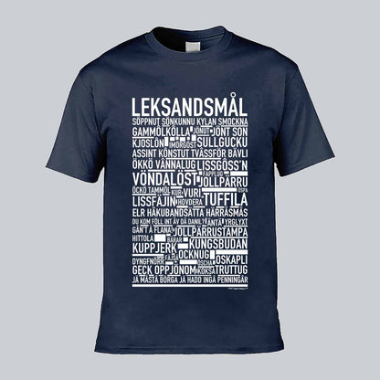 Leksandsmål Dialekt Text T-shirt