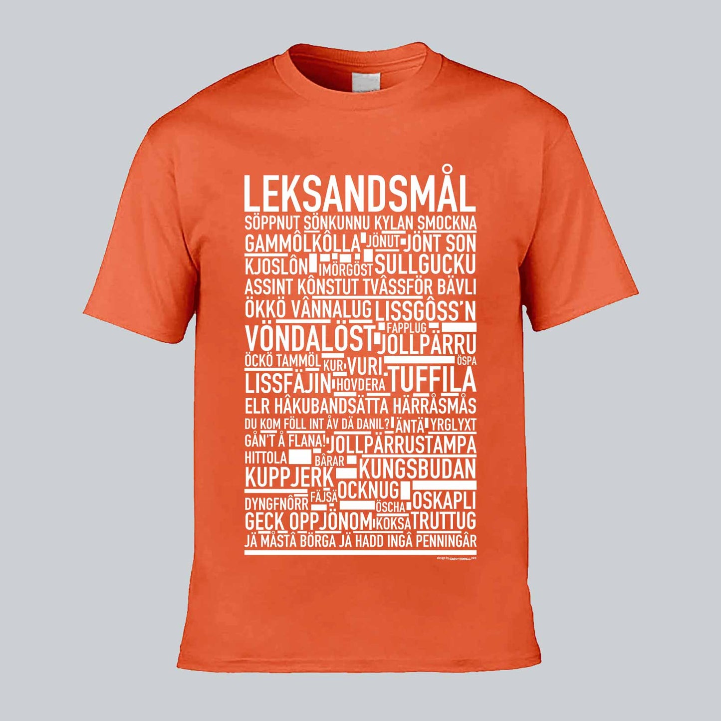 Leksandsmål Dialekt Text T-shirt
