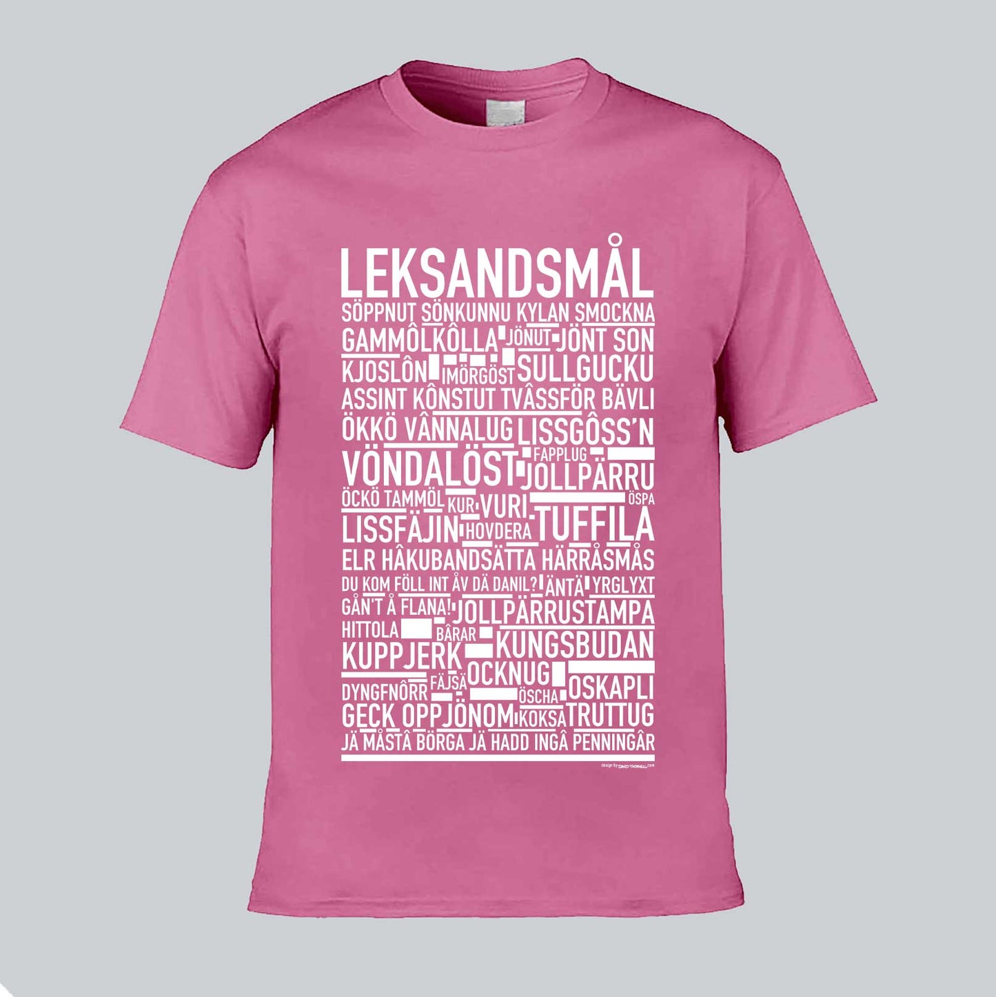 Leksandsmål Dialekt Text T-shirt