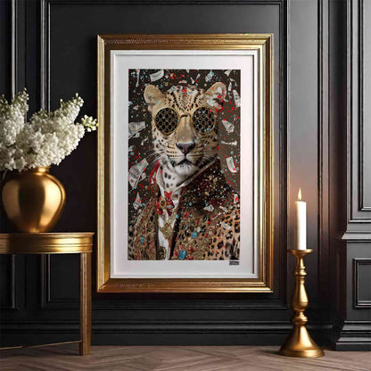 Royal Leopard Poster