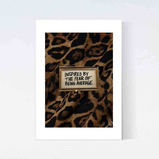 Fear Of Being Average Poster