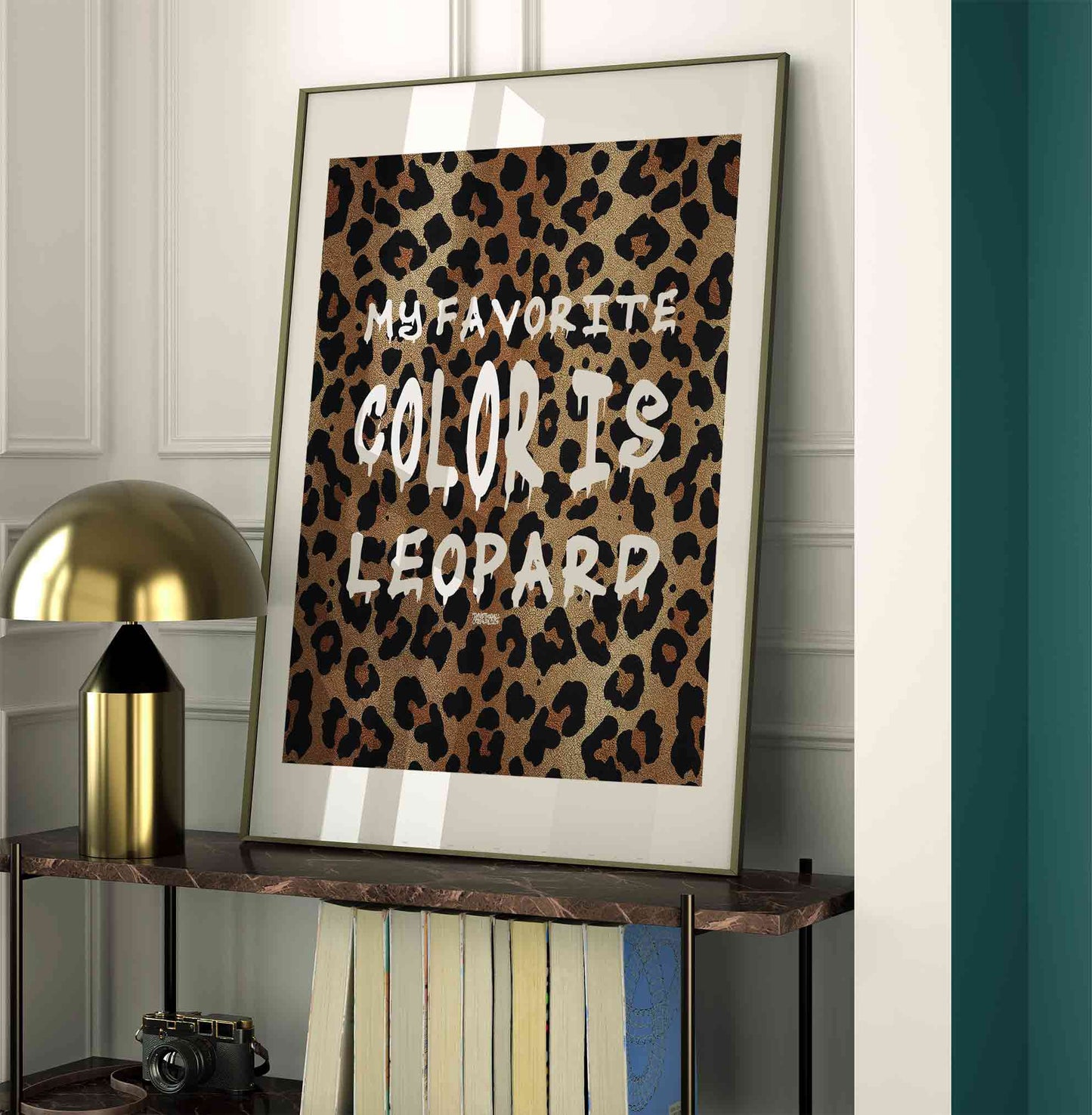 Leopard Print Favorite Poster