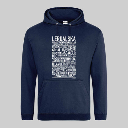 Lerdalska Dialekt Text Hoodie