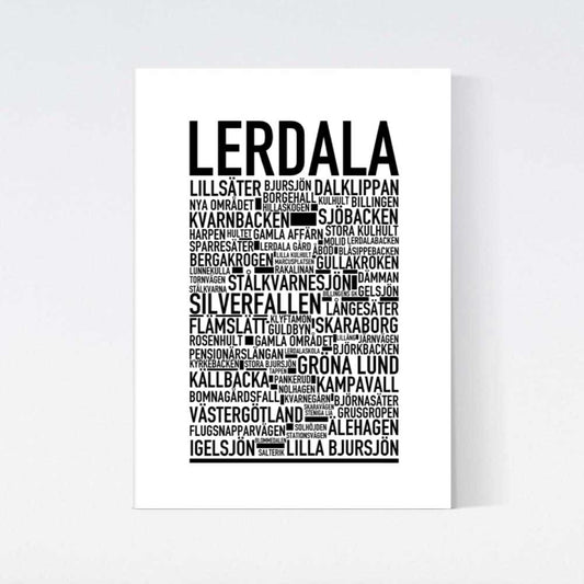Lerdala Text Poster