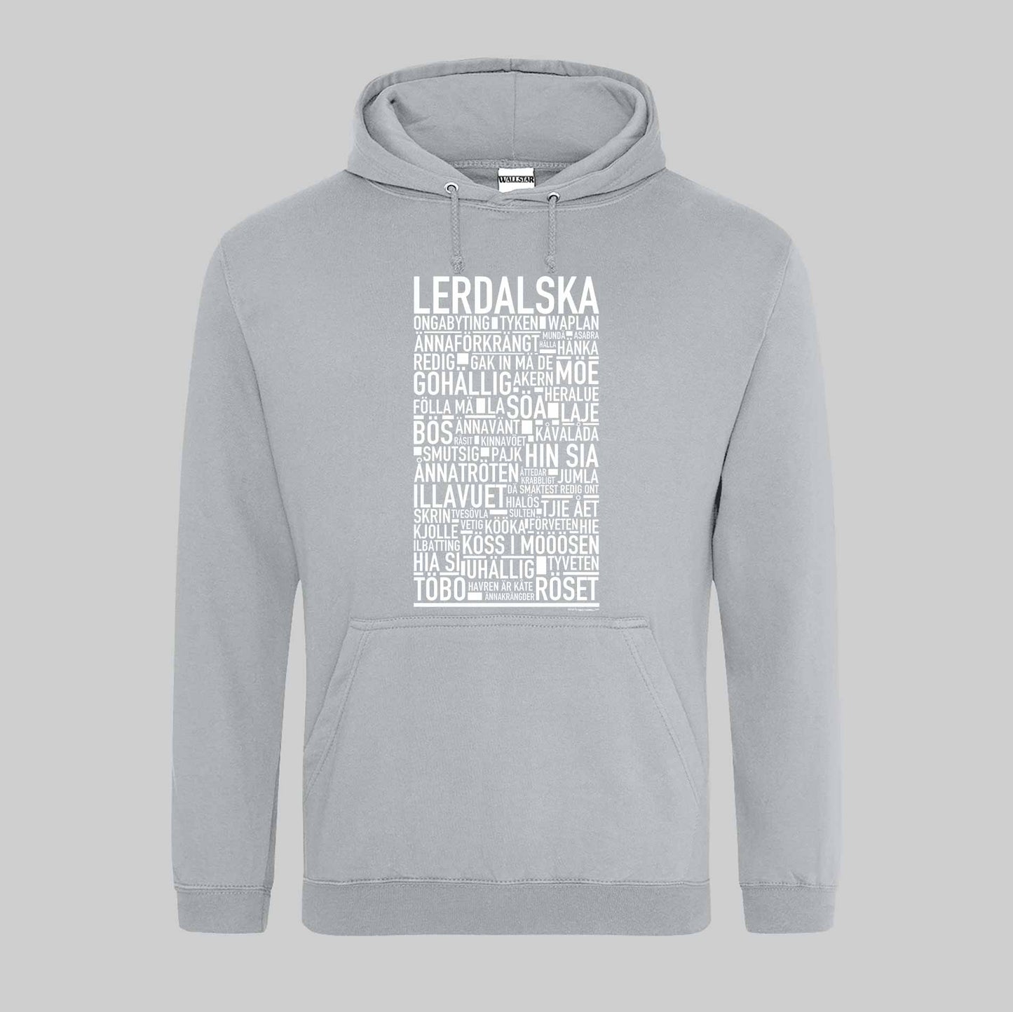 Lerdalska Dialekt Text Hoodie