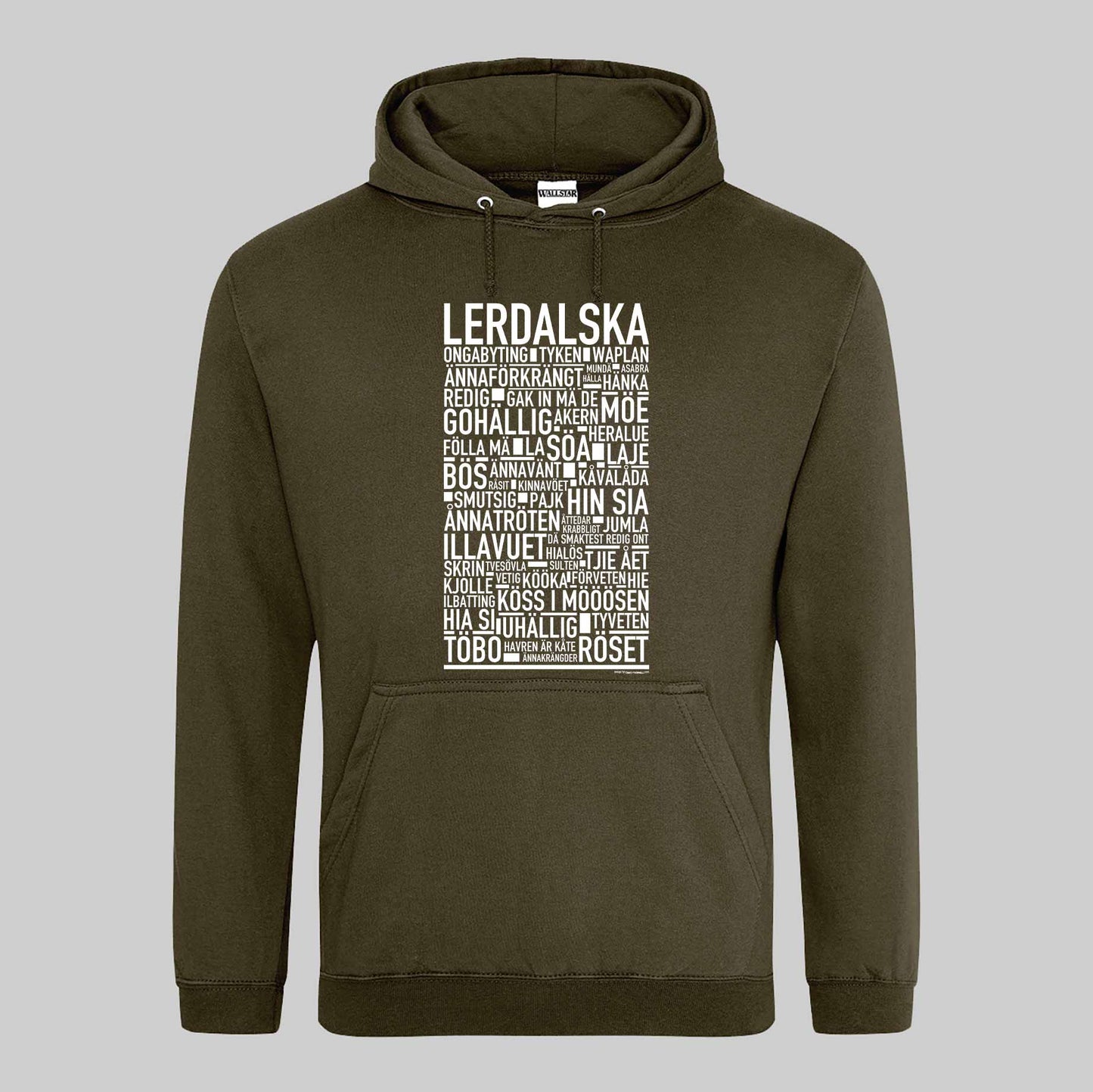 Lerdalska Dialekt Text Hoodie