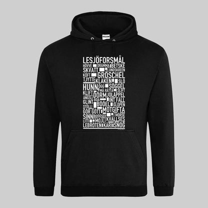 Lesjöforsmål Dialekt Text Hoodie