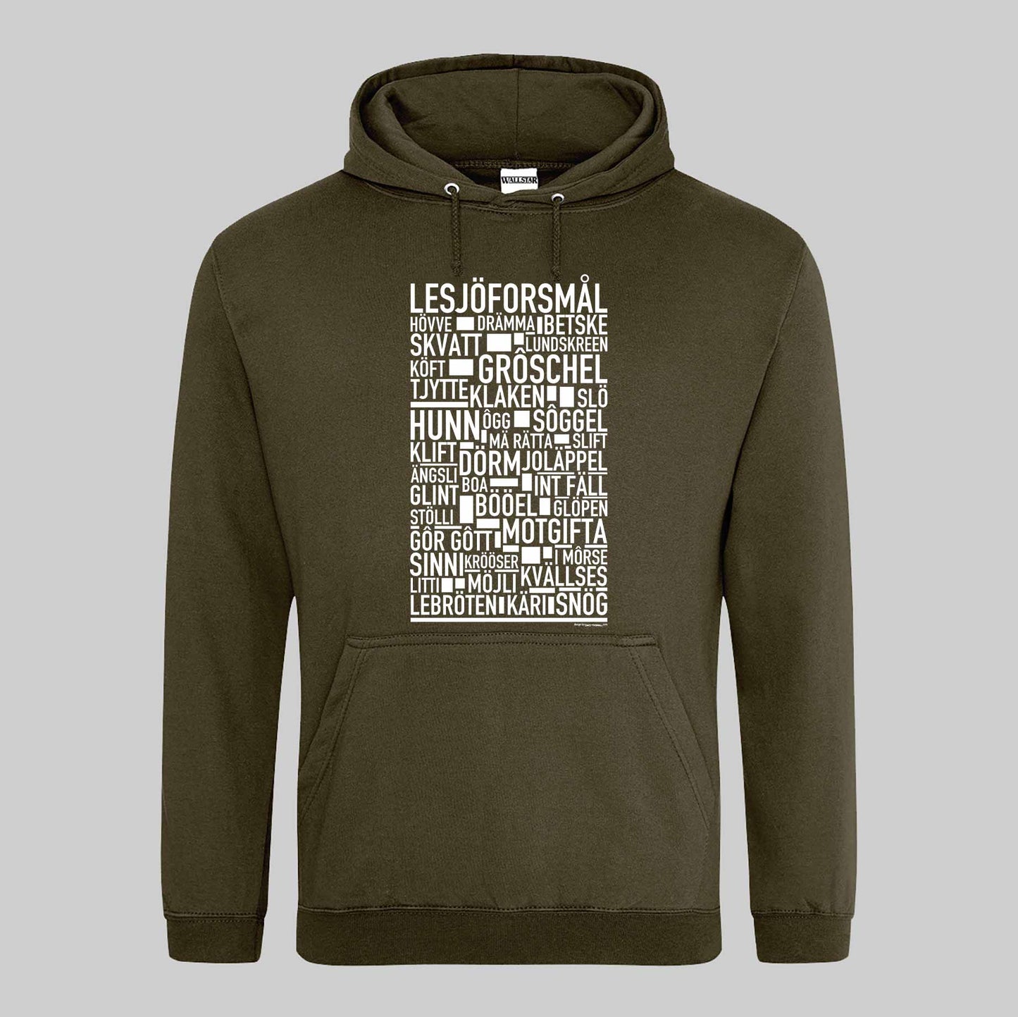 Lesjöforsmål Dialekt Text Hoodie