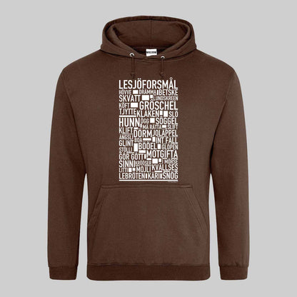 Lesjöforsmål Dialekt Text Hoodie