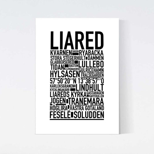Liared Text Poster