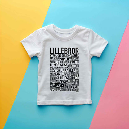 Lillebror Text Barn T-shirt