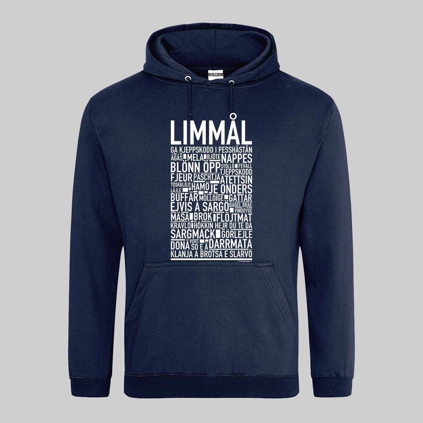 Limmål Dialekt Text Hoodie