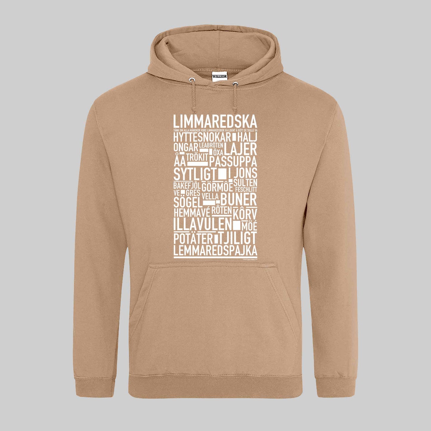 Limmaredska Dialekt Text Hoodie