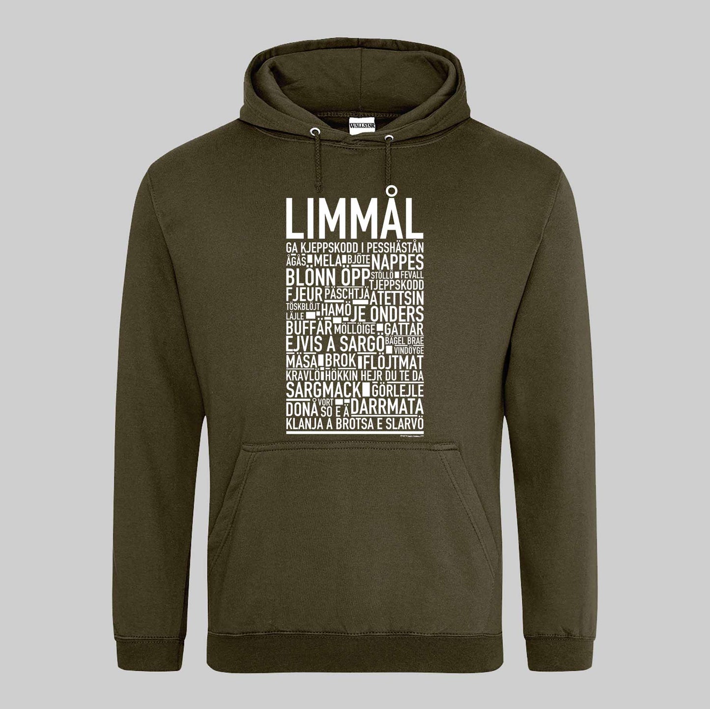 Limmål Dialekt Text Hoodie