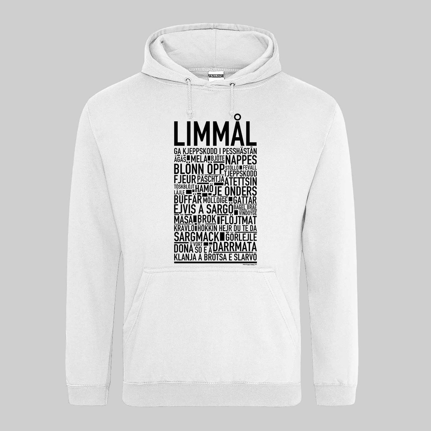 Limmål Dialekt Text Hoodie