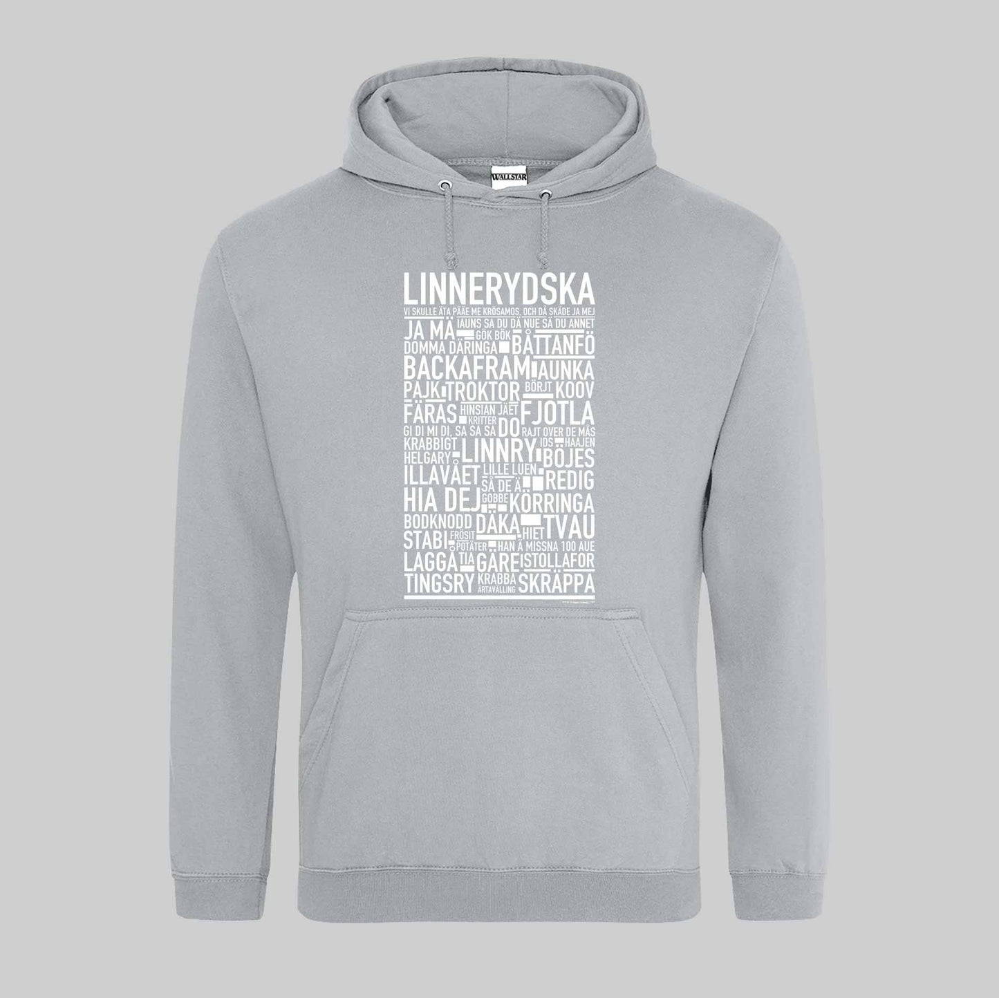 Linnerydska Dialekt Text Hoodie