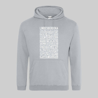 Lindesbergska Dialekt Text Hoodie