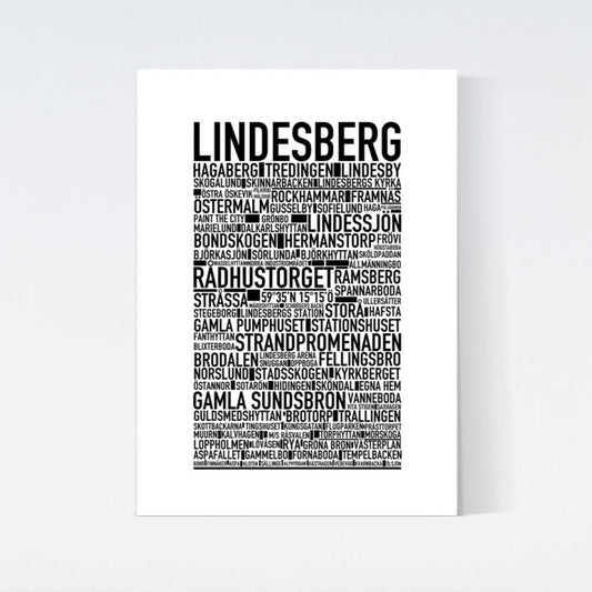 Lindesberg Text Poster