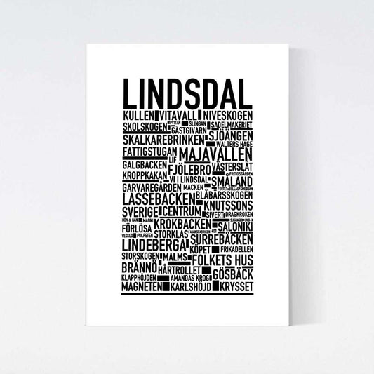 Lindsdal Text Poster