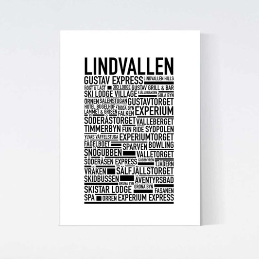Lindvallen Text Poster